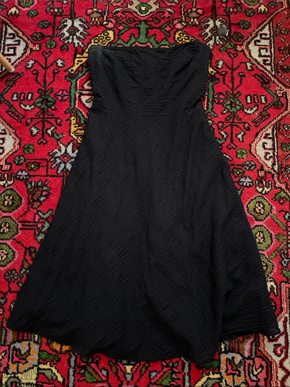 J. Crew Strapless Black A-Line Cocktail Dress